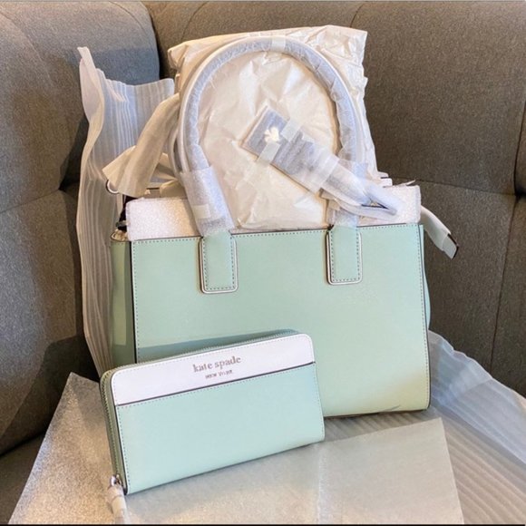 Authentic Kate Spade Cameron Satchel and Wallet - Picture 6 of 7